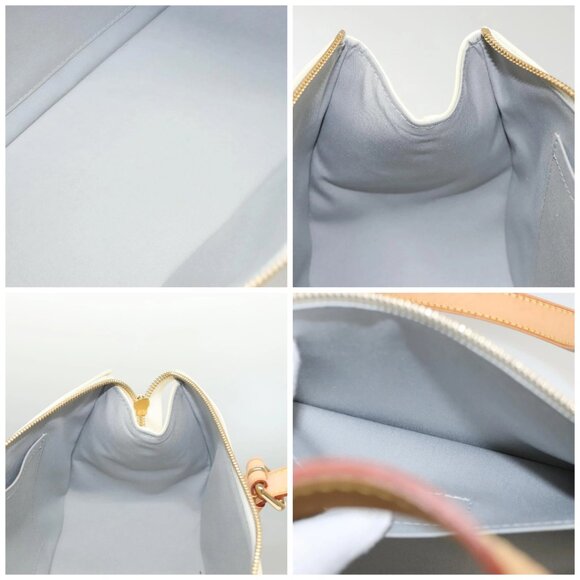 LOUIS VUITTON Monogram Vernis Rosewood Avenue Hand Bag Perle Auth - Picture 16 of 16